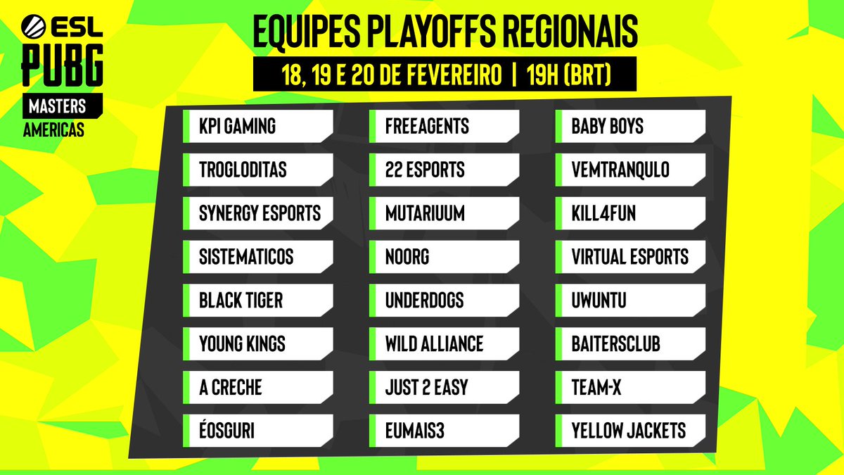 PUBG Esports Brasil tweet media