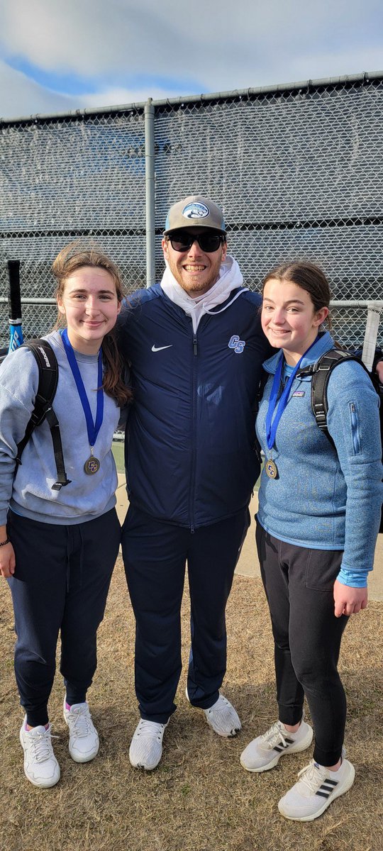 Special thanks to Coach Fulton for taking the JV team to compete in Cove today! Congrats to Sophia Brooks/ Grace Callan - 1st Girls Doubles; Alayna Escobar/Gracie Tijerina -4th GD; Tyler Basye/ Dane Edwards - consolation Boys Doubles and GREAT EFFORTS JV TEAM! #DestinedtoSucceed