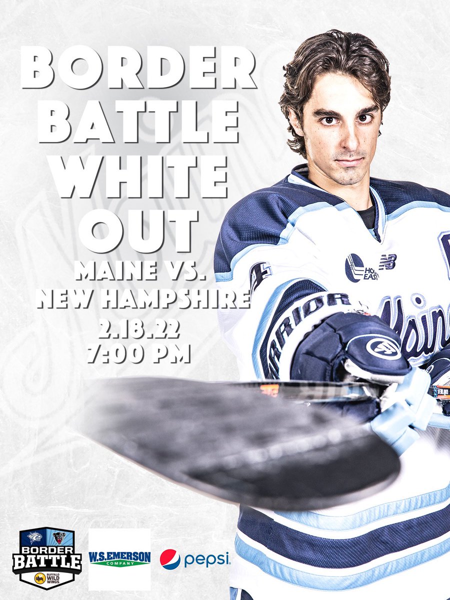 mainemhockey's tweet photo. 🚨FREE LAUNDRY🚨

All out of clean t-shirts?

Tomorrow, we are giving away free shirts to ‘white out’ the Alfond!

Wear something white just in case you show up late and all the shirts are gone 🤷🏼‍♂️

#BlackBearNation | #HockeyEast https://t.co/nmH0vjHIWC
