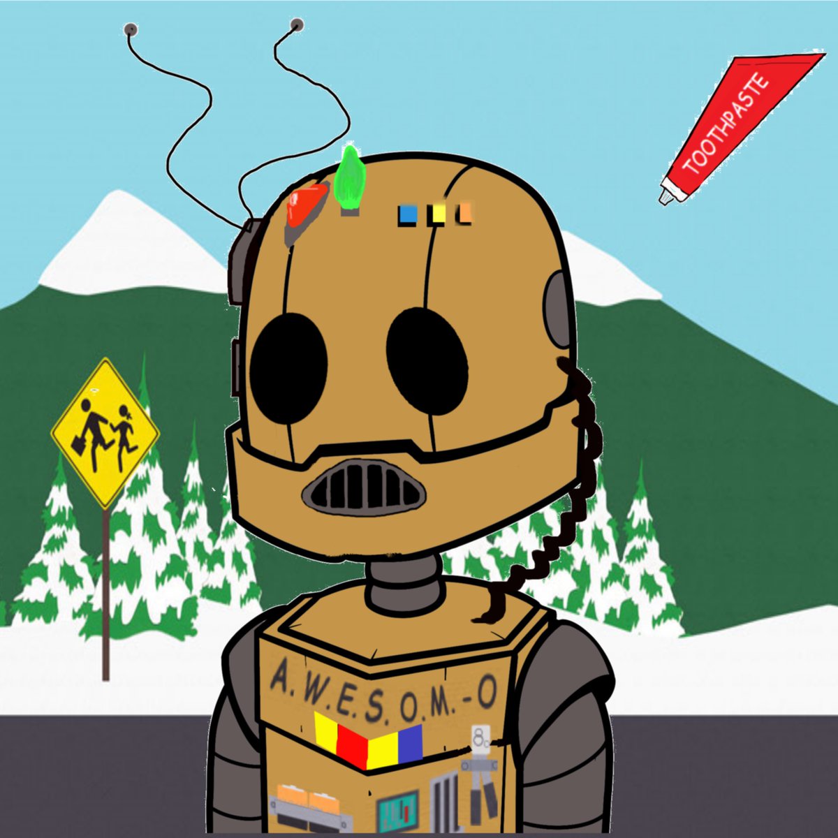 THChozenJuan's tweet photo. Greetings I am the A.W.E.S.O.M.- O 4000. I have been sent from Japan to serve as your personal robot
#CROBOT #CRO #cronoschain  #AWESOMO #NFT @diepyrilisdie @TheCrobots https://t.co/ad2n4QI7wg