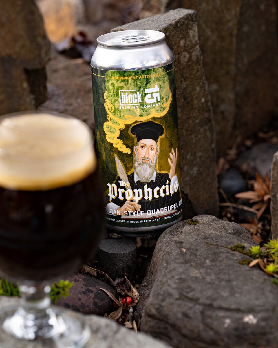 The Prophecies is making a return from the shadows of the Cascade Mountain range and is hitting our taps and coolers tomorrow! This Belgian-Style Quadrupel is inspired by our favorite beers brewed in the lush and profound Ard..... #block15 #craftbeer instagram.com/p/CaGZ8qfu2h7/