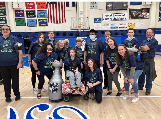 blwickoren's tweet photo. 1,000’s of smiles this week at @JeffcoAthletics Adapted Athletics -"Hockey Day” over 2 days with 24 schools/27 team participating! @JeffcoSchoolsCo  @CHSAA @Avalanche @NHL @SHAPE_Colorado @coloradopreps @CoPreps @AdaptedSports @DU_Hockey #AdaptedPE https://t.co/IHawigQBiZ