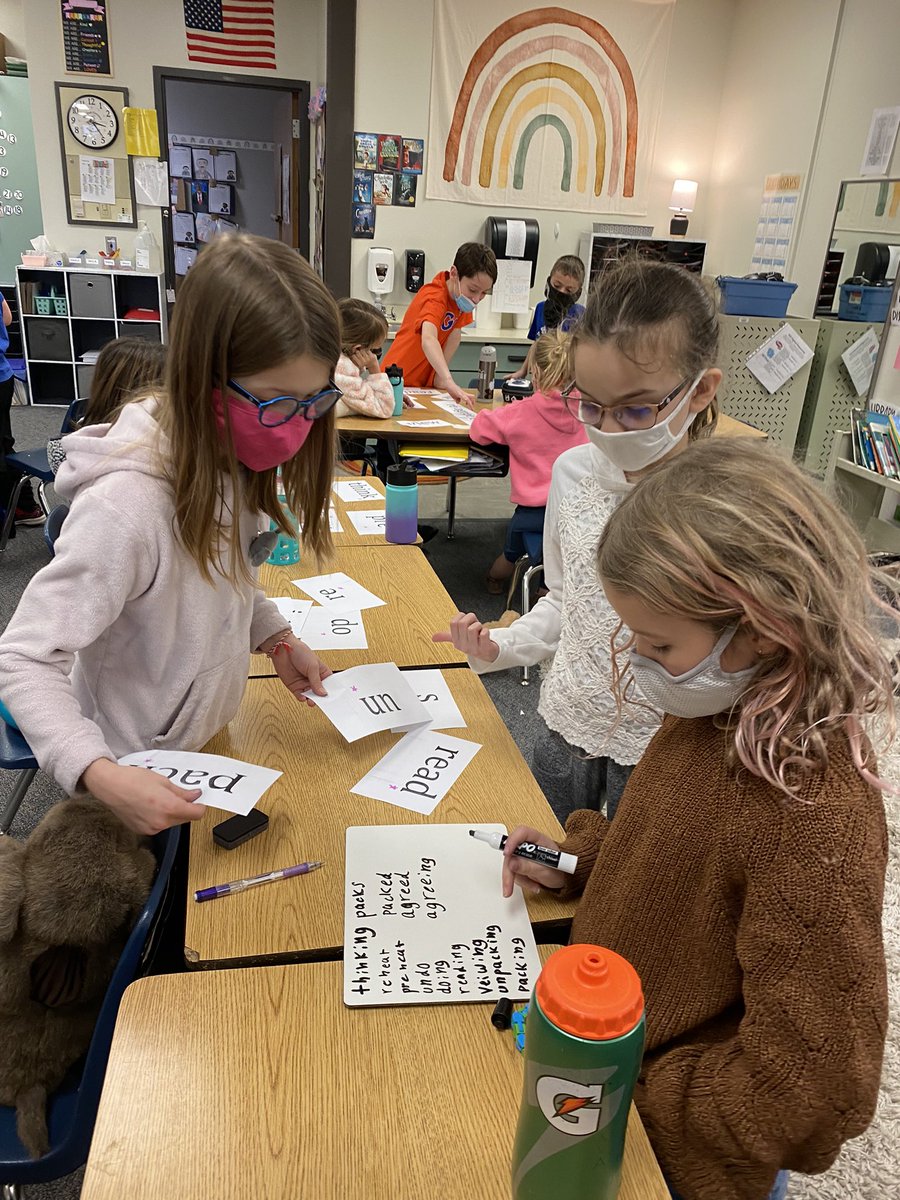 Piecing together words to practice our prefixes and suffixes. ✏️ <a href="/sceDCSD/">sceDCSD</a> <a href="/DublinSchools/">Dublin City Schools</a>