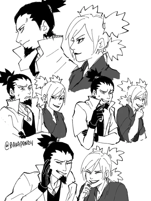 Late Valentine's doodle with my fave ShikaTema moment in Boruto 