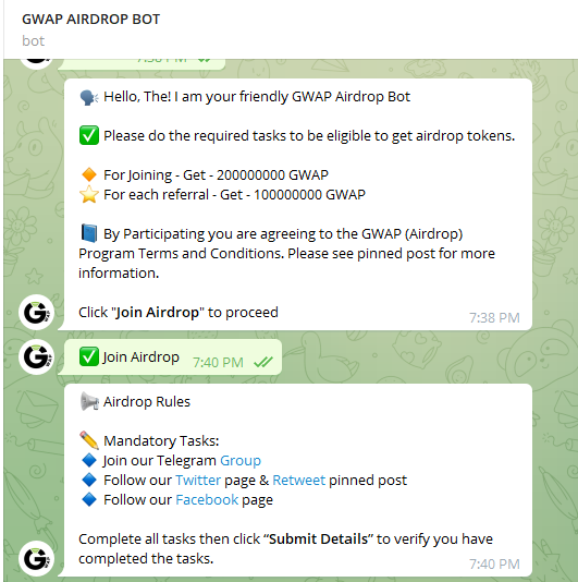 GWAPTOKEN's tweet photo. Join our GWAP Airdrop group to claim your free tokens.
https://t.co/BxE2jQhKrW https://t.co/6A7RTDcGAi