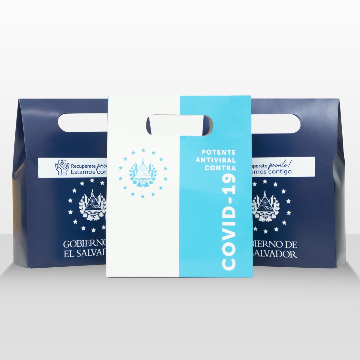 Gobierno_SV's tweet photo. Dos kits están disponibles para los salvadoreños.

☑️El kit azul es para los casos sospechosos de #COVID19 

🟦El nuevo kit celeste es para los casos positivos confirmados

Para tener el kit celeste necesitas:
Prueba positiva de antígeno, PCR o una prueba en cabina de Gobierno. https://t.co/tHA07cRHtc