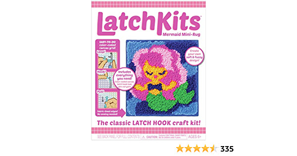 LatchKits Mini-Rug Sewing Kit - Mermaid
Create the Classic Latch Hook rug in this cute Mermain pattern - everything included. aff

amzn.to/3mVyOSw