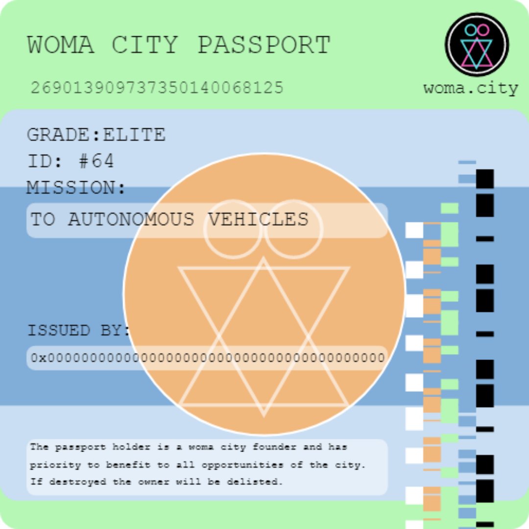 womacitytoken's tweet photo. ‘woma city’ passports  are unique and fully onchain on the Polygon Mainnet blockchain with two types as 'Premium and Elite'.

OpenSea Collection ->> https://t.co/9x8khiZ6Qk

#NFT #Metaverse #womacity https://t.co/9V8IeA2MzO