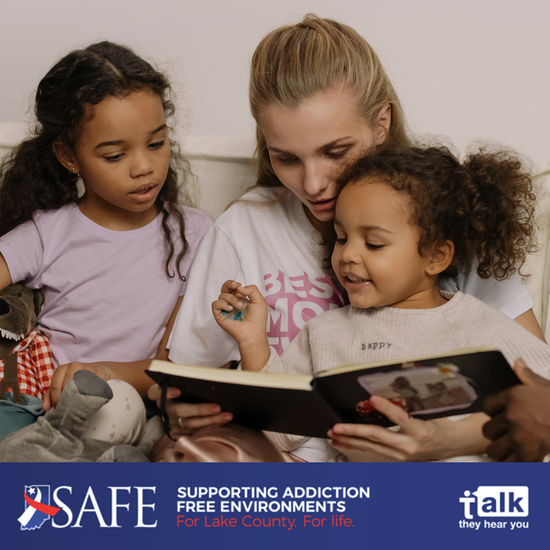 SAFELakeCounty's tweet photo. Story time.

A great time to talk to your kids about the drugs and alcohol. 

Visit https://t.co/qRdyvSfK43 for tips on how to start the conversation. https://t.co/t0SKk2cCbk