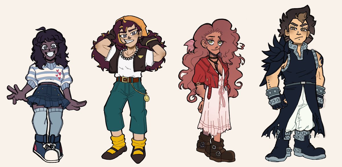 STARMAKERSPilot's tweet photo. Main members dressing up in others characters clothes! This was a drawn for Halloween last year but I didn’t posted it! ✨ https://t.co/Zqj4vusNKg