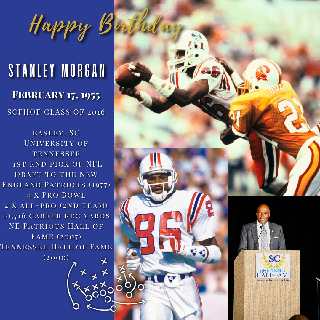 SCFootballHOF's tweet image. Happy Birthday to Stanley Morgan! #SCFHOF16
scfootballhof.org/inductees/indu…