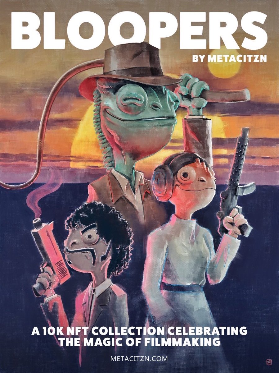 Blooper is having a casting call!! 

To help him fill out his cast, we’re giving PRE-SALE SPOTS for the first 500 people who:

- Follow <a href="/metacitzn/">METACITZN</a>
- Like &amp; Retweet this post
- Tag 4 friends
- comment your wallet address