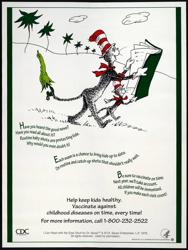 "It is wise to immunize" - Dr. Seuss (H/T <a href="/AboutPediatrics/">Vincent Iannelli, MD</a>)