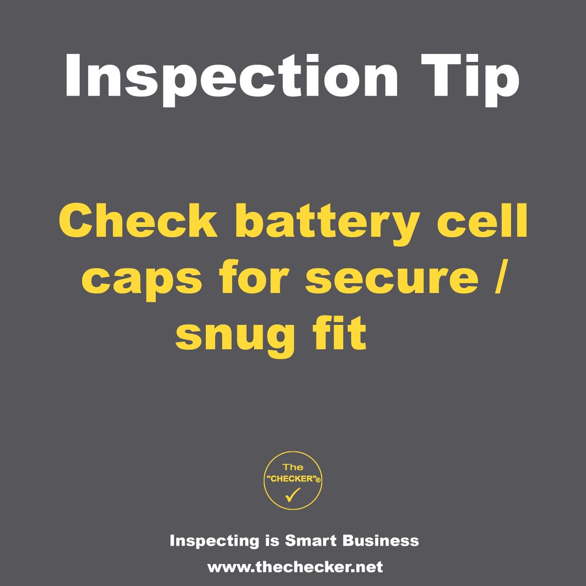 thecheckrr's tweet photo. Battery Inspection Tip  #batteries #safety #inspectiontip #forklifts #equipmentbatteries #SafetyManager #inspections #inspectionchecklist #constructionequipment #materialhandling https://t.co/yywASA6BT7 https://t.co/M7CLSDiELd