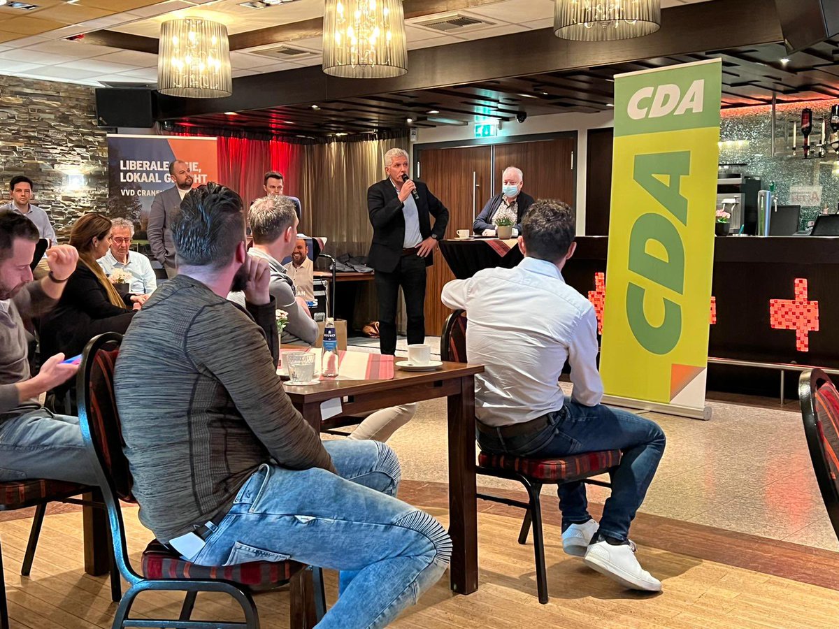 Vandaag een interessant en goed debat gehad van OCC Cranendonck! #ondernemersklimaat in #Cranendonck samen verder #cdacranendonck #juistnu