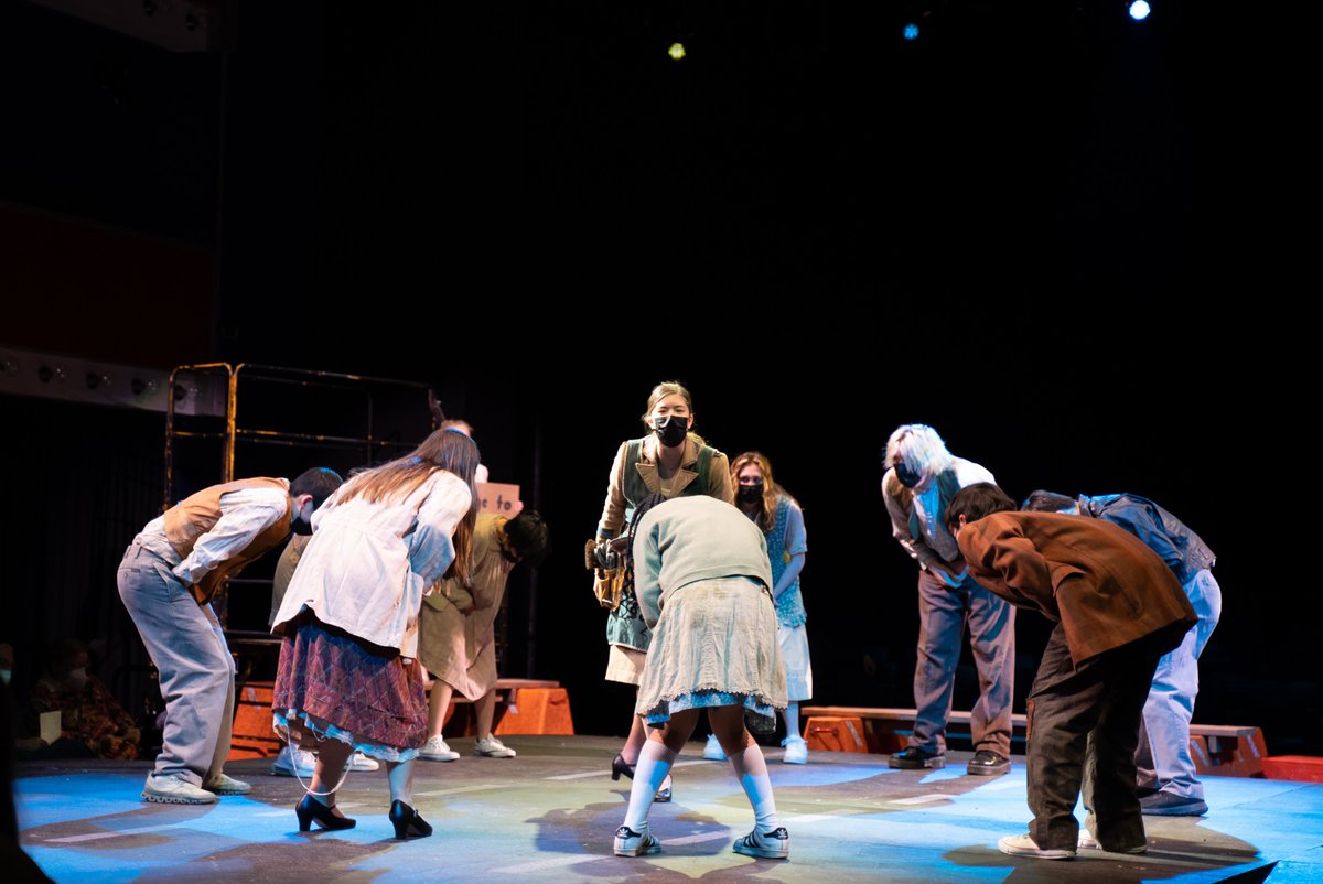 phillipsacademy's tweet photo. The Theatre &amp; Dance Department Presents: Urinetown the musical. There will be multiple shows happening all weekend. More information on our website. Congratulations to the cast and crew for a wonderful performance! 🎭 #Andover #PhillipsAcademy https://t.co/H5XefT5lv5