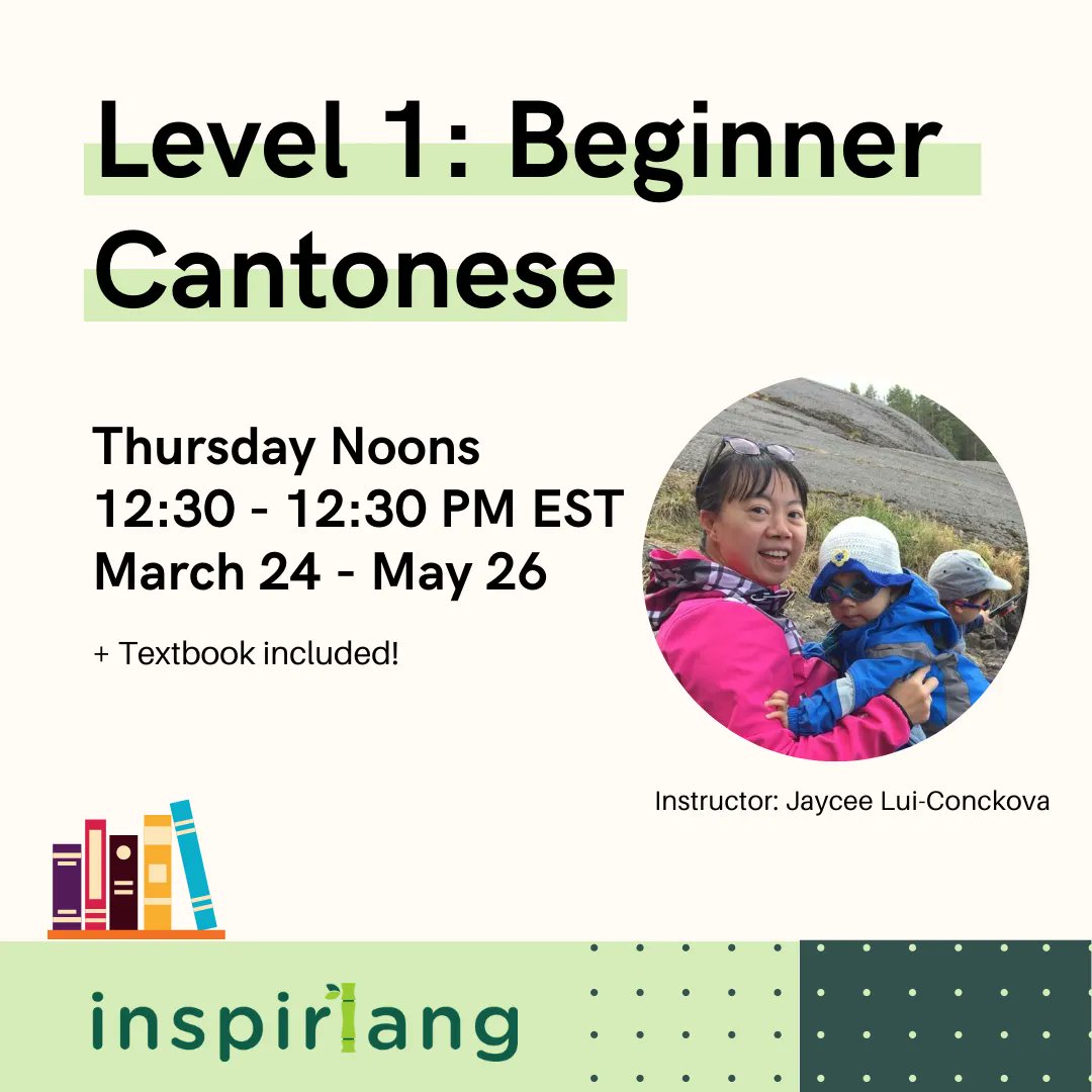 InspirLang's tweet photo. 🌱 Spring classes are here! All classes are still online via Zoom, and we hope to return to in-person classes safely soon! Sign up here: https://t.co/i7TT7fHAE9
#learncantonese #cantoneselanguage #chineselanguage #learnchinese #cantoneseclass #mandarinclass #learnchineseonline https://t.co/5i9w5OIzOr