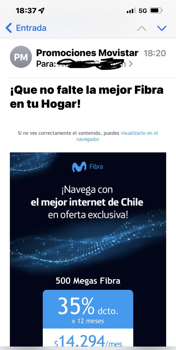 ivanroa68's tweet photo. @ale_paiva3006 @MovistarChile @AyudaMovistarCL Estoy en las mismas y más encima estos cara de ra… envían correos de promoción! Totalmente desconectados de la realidad!!! https://t.co/h9cjisl1OJ