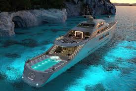 want vacation but not know where get your own yacht with pool and have nice time in the ocean and relax