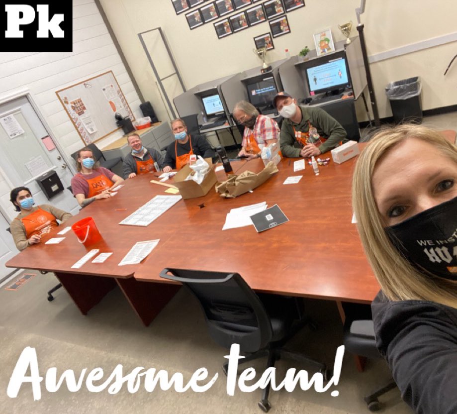 Awesome PK today with team 2️⃣8️⃣1️⃣0️⃣😎😎👏🏻👏🏻 YOU all were engaged and ready to learn!! Thanks for a great PK day!! Crushing our goals together!! 🙌🤩🤩 #priceless #PK #HVAC #ProudPartners <a href="/THDhvac/">Viviane Essex</a> <a href="/CampSweenScott/">Scott Sweeney</a> <a href="/john_haussner/">John Haussner</a> <a href="/THDCharles/">Charles Clark</a>