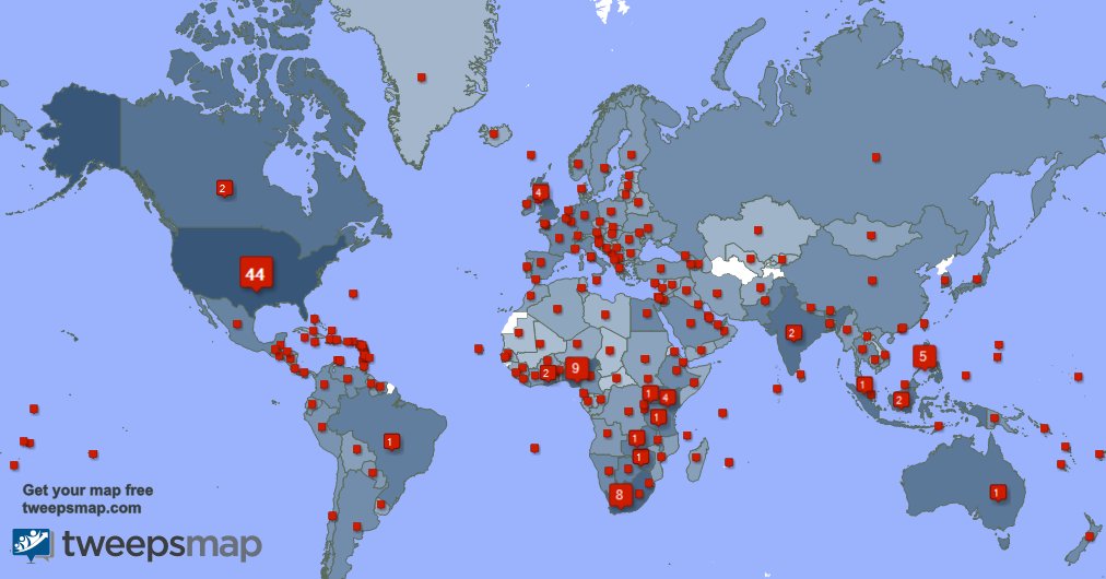 I have 76 new followers from Ghana, and more last week. See tweepsmap.com/!can2009