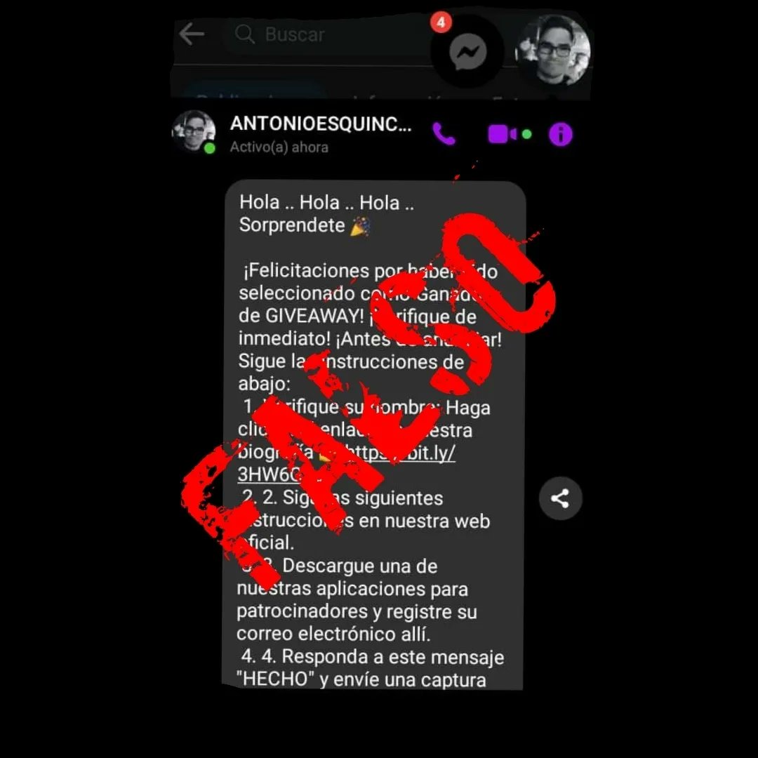aesquinca's tweet photo. ⚠️IMPORTANTE ⚠️
Querido público por favor tengan cuidado. 
 ⬇️⬇️⬇️ https://t.co/41JBuKress