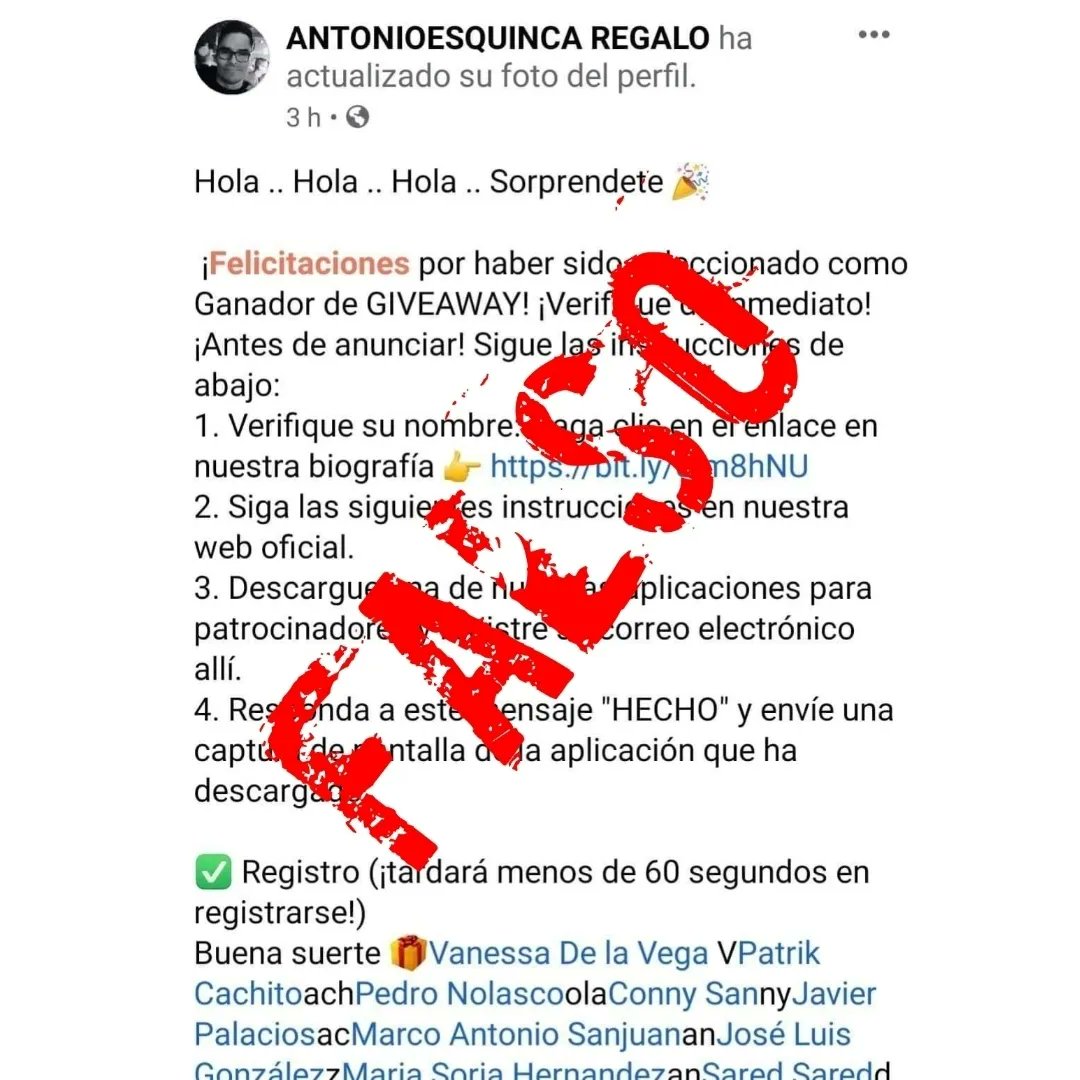 aesquinca's tweet photo. ⚠️IMPORTANTE ⚠️
Querido público por favor tengan cuidado. 
 ⬇️⬇️⬇️ https://t.co/41JBuKress