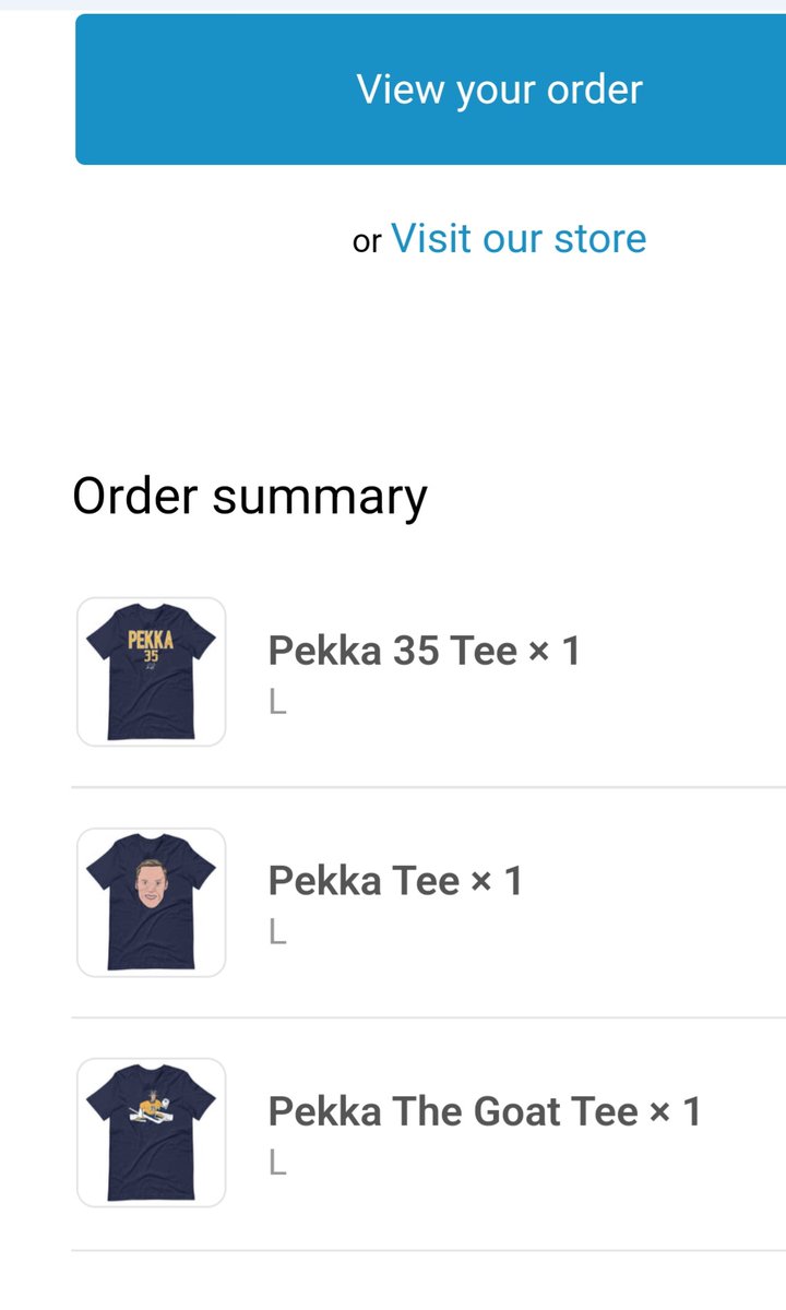 RoamingRinne's tweet photo. When you just can't decide on which Pekka Rinne G.O.A.T shirt you want from @journeyrisktrue ... #pekkarinne 🤑🤑 https://t.co/U5YamimZu2