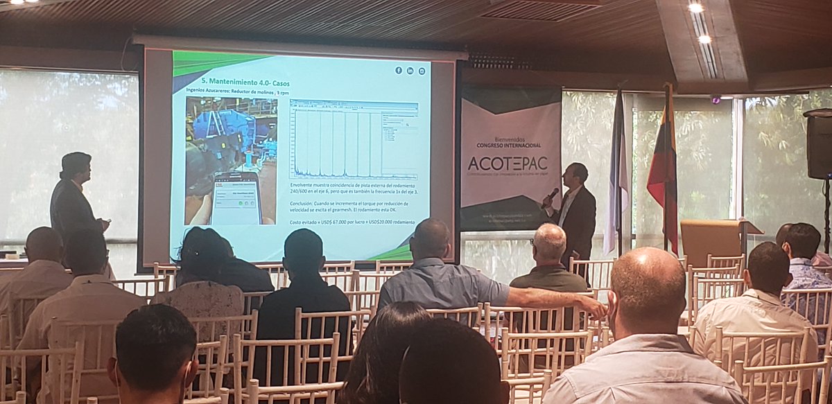 acotepacolombia's tweet image. Penúltima conferencia del día jueves "Más allá del mantenimiento predictivo" Diego Fernando Pérez   - SCHAEFFLER

#schaeffler #beneficios  #paperprocess #mantenimiento