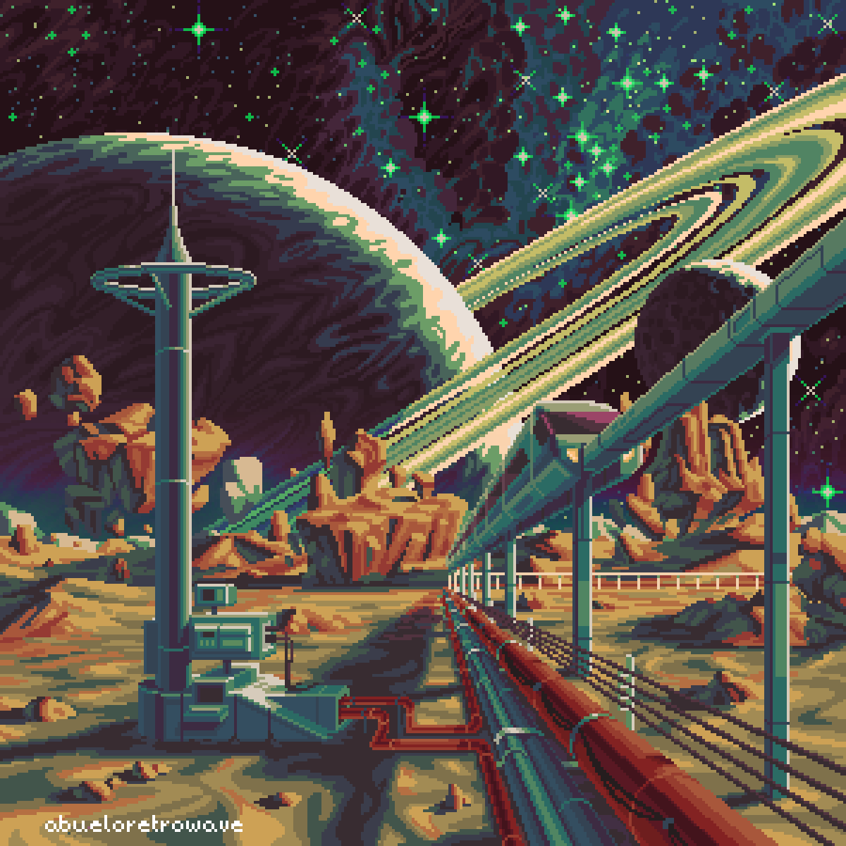 RetroFuture Pixelart 2021