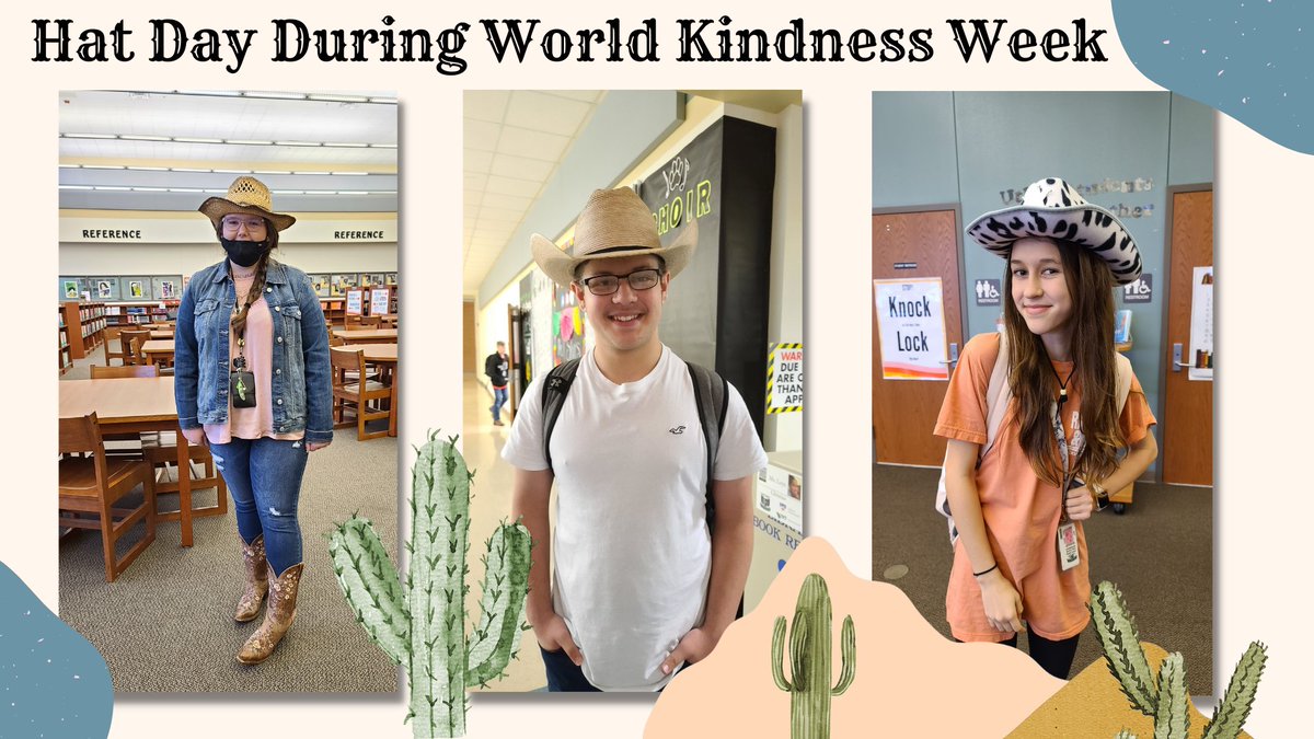 utleywolves's tweet photo. We finished off World Kindness Week with "Crazy for Kindness Day" (Crazy hats or hair.) We couldn't help but notice a recurring theme..... #RISDisKind #UtleyWolves #ILoveRockwallISD https://t.co/Y6TymgZjz7