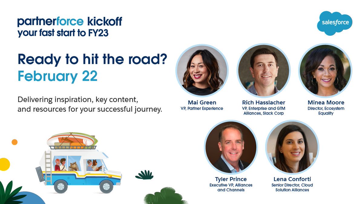 We have a tremendous year in store for our partners in FY23! What does it look like? Get excited to 🛠  skill up 🆕  find out about new platform innovations and ⭐️ create joint customer success! 1.salesforce-partners.com/partner-kickoff