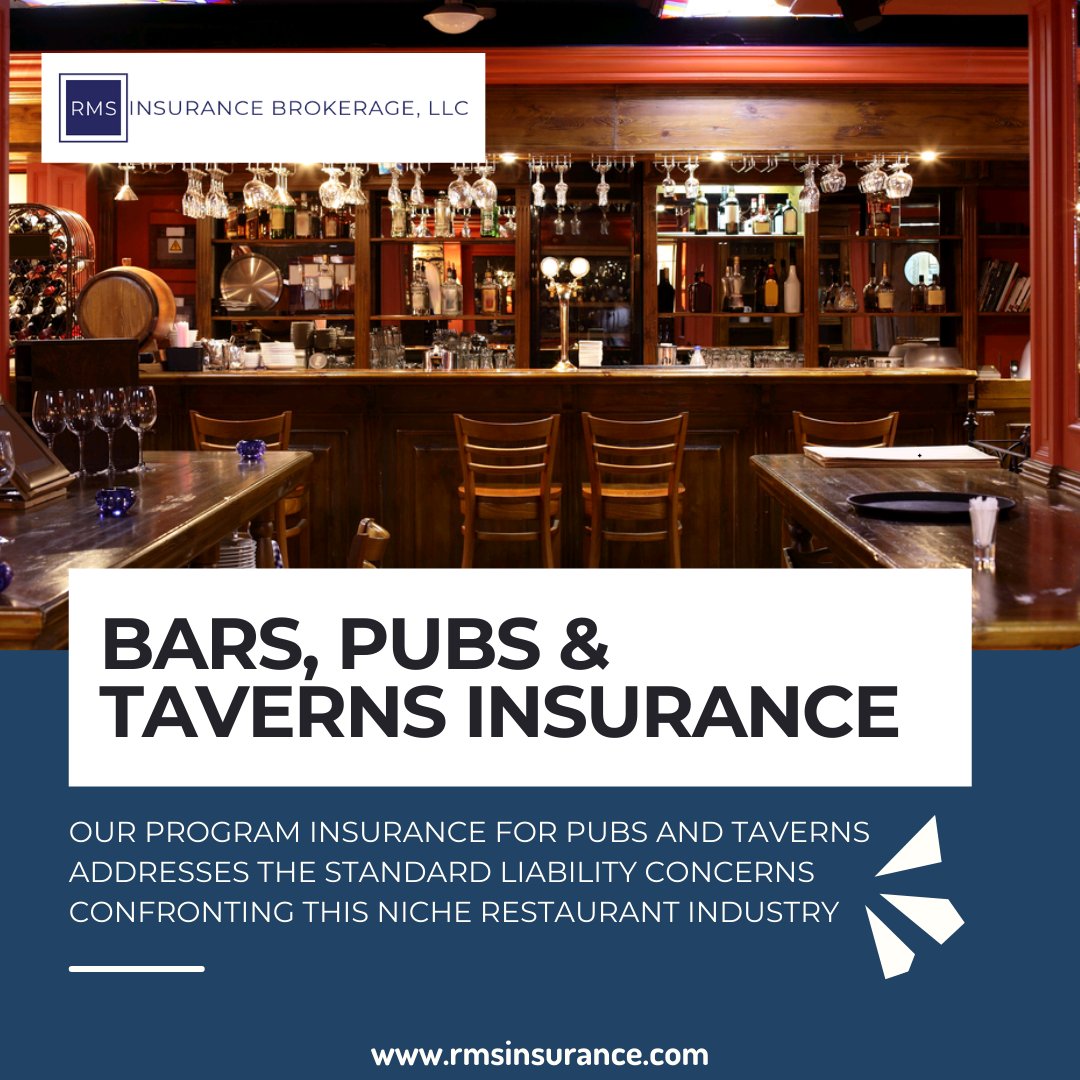 RMS_HG's tweet image. Our insurance program for bars, pubs, and taverns addresses the standard liability concerns confronting this niche restaurant industry. Contact the professionals to protect your business!

ow.ly/INe950HJh0s 

#RMSInsuranceBrokerage #BarInsurance #PubsandTavernsInsurance
