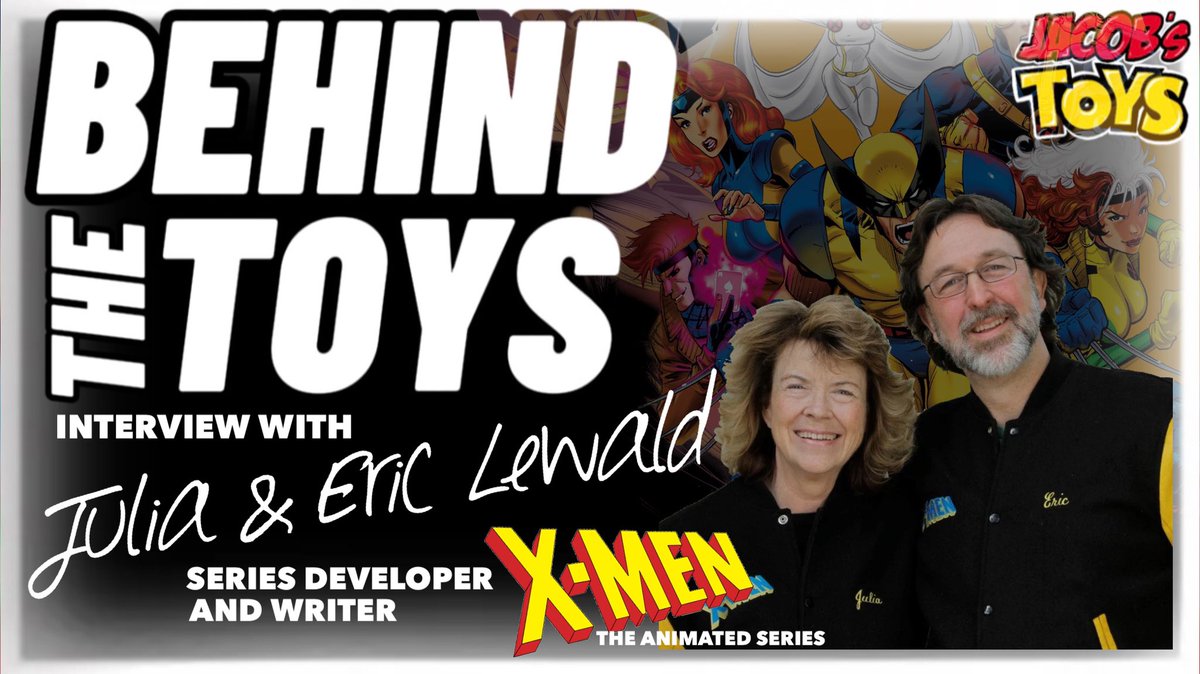 Jacobs Toys (@jacobstoys) on Twitter photo Had the pleasure of speaking with <a href="/JuliaLewald/">Julia Lewald 🌻</a> and <a href="/EricLewald/">Eric Lewald</a> aka <a href="/xmentas/">XMenTAS</a> yesterday..
Go watch the interview now over on YouTube! Their passion and knowledge for #xmen is second to none and the interview was so much fun to do!
youtu.be/R8NKJNdK2ak Had the pleasure of speaking with <a href="/JuliaLewald/">Julia Lewald 🌻</a> and <a href="/EricLewald/">Eric Lewald</a> aka <a href="/xmentas/">XMenTAS</a> yesterday..
Go watch the interview now over on YouTube! Their passion and knowledge for #xmen is second to none and the interview was so much fun to do!
youtu.be/R8NKJNdK2ak