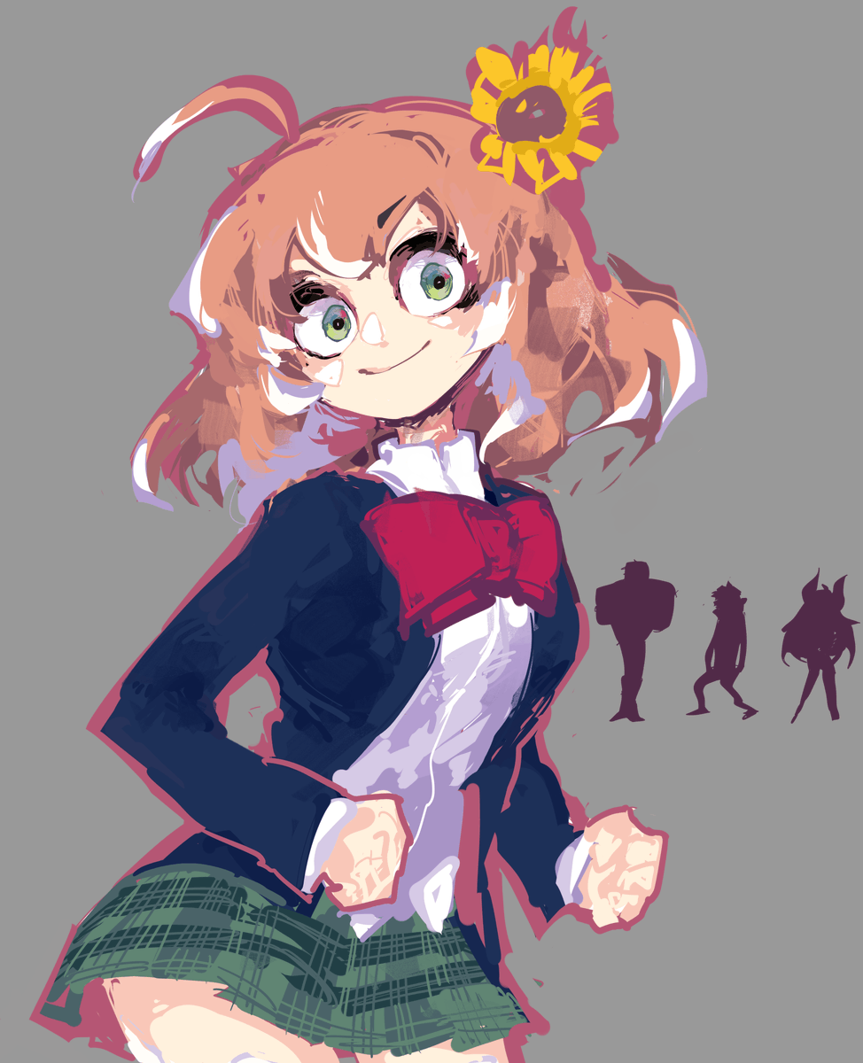 本間ひまわり 「」|ちぐ齒莖ダサわやかのイラスト