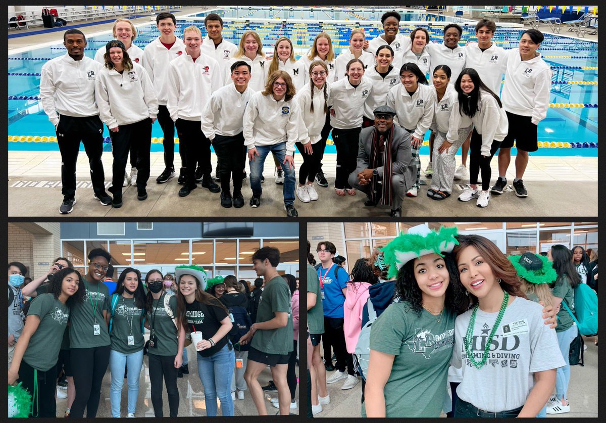 Mansfield Mayor Michael Evans went to wish all the swimmers from the high schools and the coaches, a great meet. They’re on their way to compete in Austin. <a href="/mansfieldisd/">Mansfield ISD</a> <a href="/LakeRidgeSwim/">Lake Ridge Swimming</a> #LakeRidgeHighSchool #RyenBosuro #KeileeHolcomb #AvaTopolewski 
#cediahenderson #diahenderson