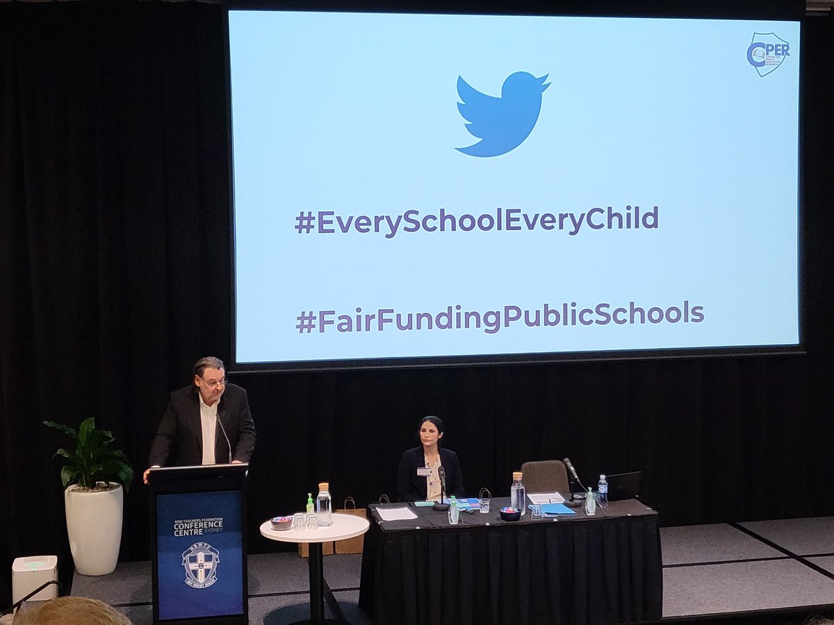 Exciting to be here at the launch of the Centre for Public Education Research! #everyschooleverychild #fairfundingpublicschools