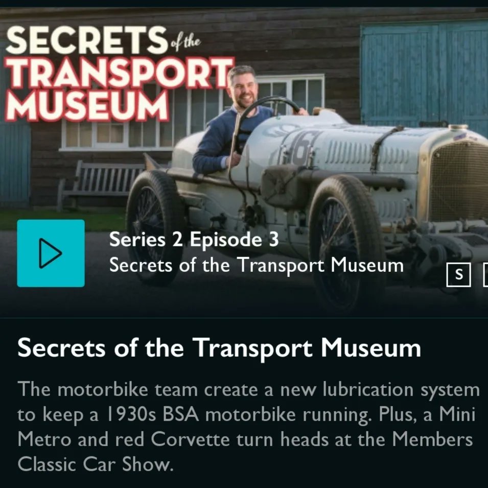 wardillmotors's tweet photo. If you haven't seen this week's episode of @SecretsMuseum make sure to have a watch, it's a great episode, keep an eye out for a cameo of the #wardill4
#brooklandsmuseum #secretsofthetransportmuseum #brooklands #caferacer #boardtracker #engineering https://t.co/81Ly3IPzAv