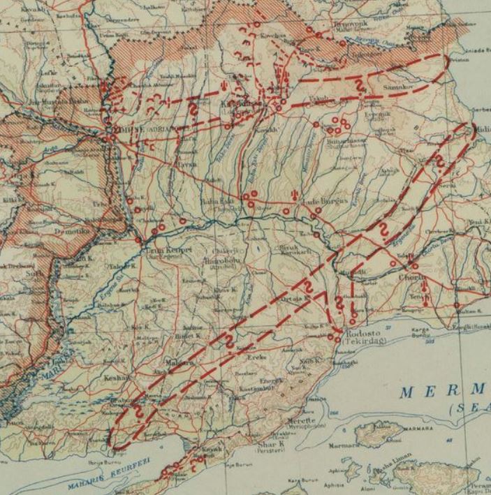Nazi Almanyasi Türk ordusunun savunma kabiliyeti hakkinda cesitli spekülatif haritalar ve bilgiler hazirlamis. Özellikle yeralti mühimmat ve yakit depolarimizi bilmeleri ilginc. Örnegin Kayseri hava alaninda bulunan gizli depodan haberleri var.