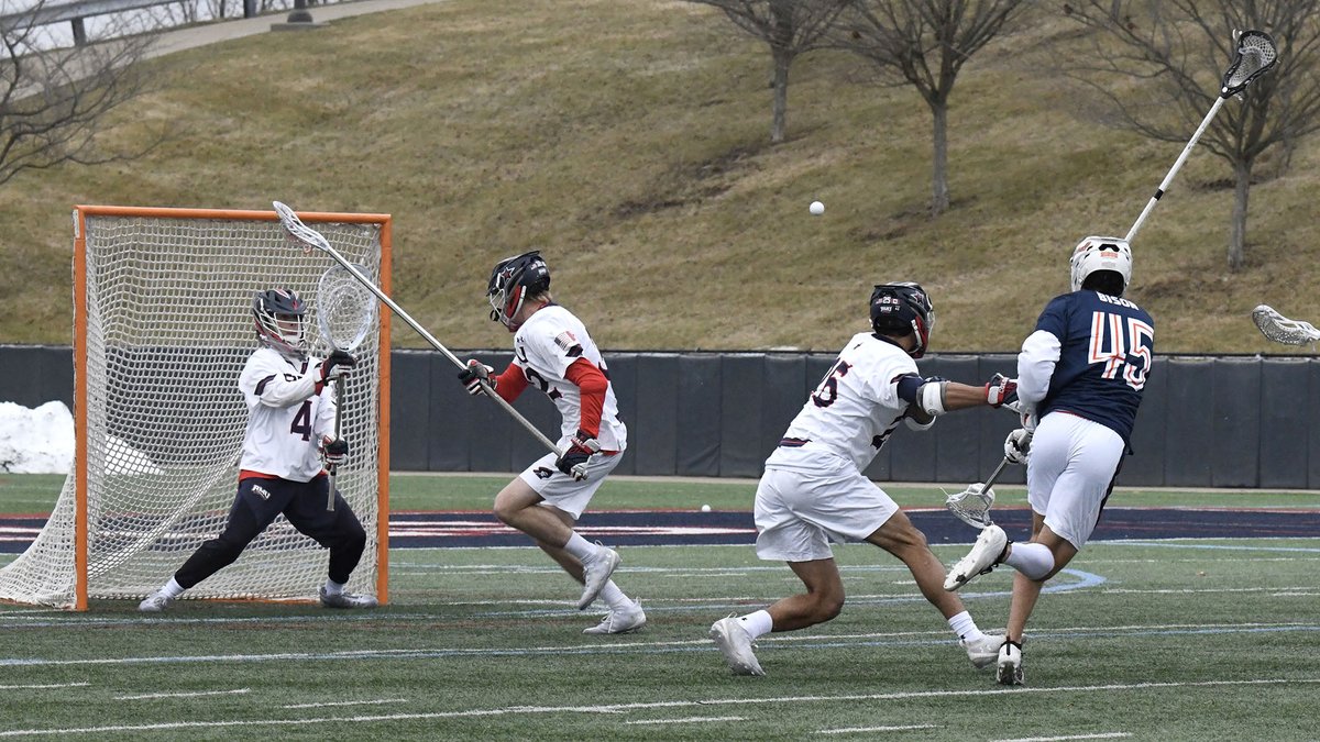 Connor Davis is on 🔥🔥. 

With an average of five goals per game, he is the NCAA D1 freshman leader and tied for fourth among all players. 

🥍#rayBucknell🥍