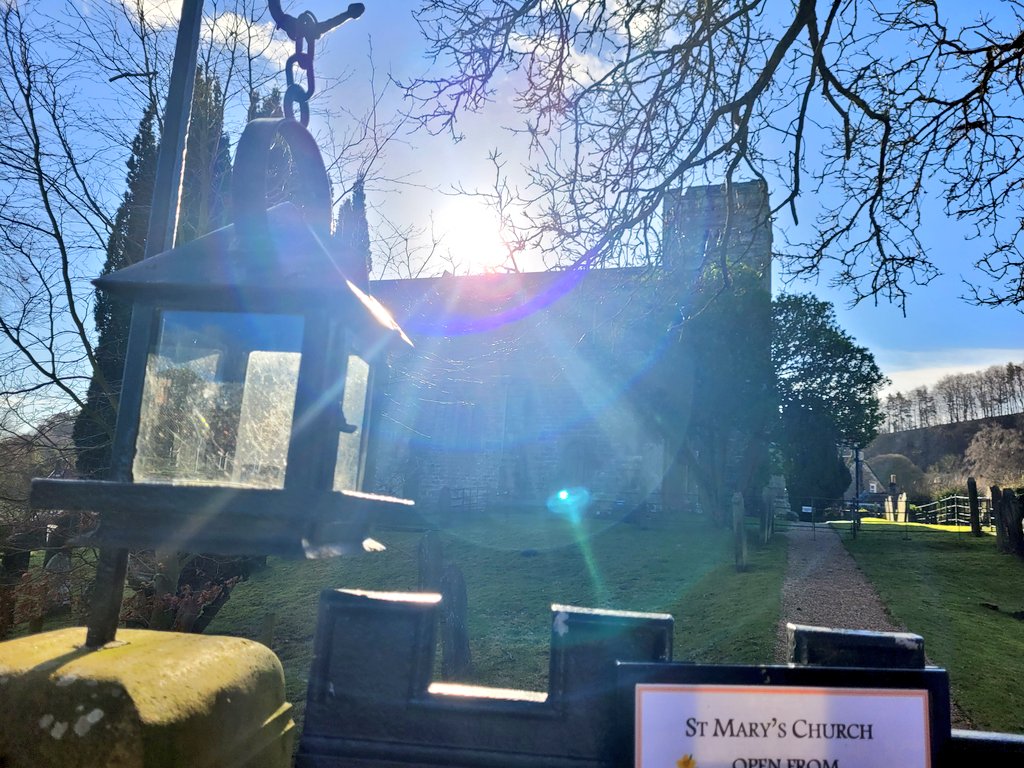 AlabasterMiss's tweet photo. The first of today's #churches was a surprise visit to St Mary's, #Lastingham. Something very, very special inside... #NaveGazing https://t.co/HdfOAhed1j
