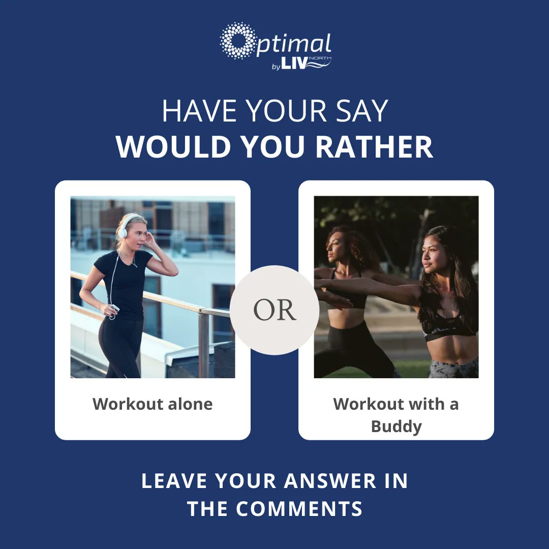 What would you rather? 
If you have a friend or coworker interested in the club let us know and we can arrange for a free workout!