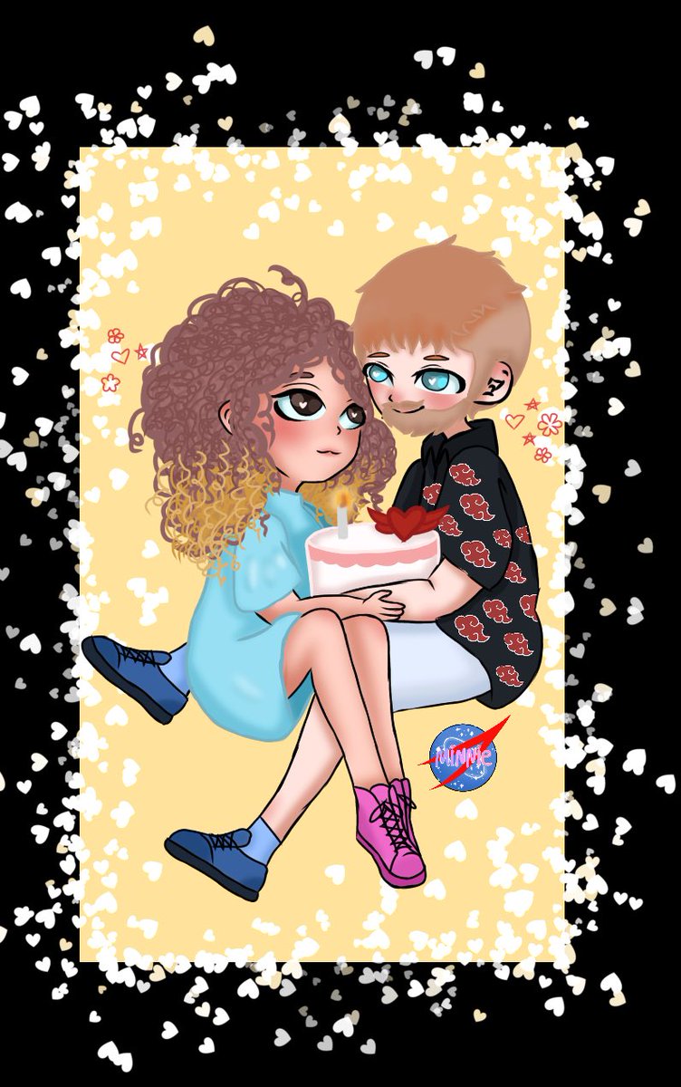 joukiMoon's tweet photo. feliz aniversário apuh, te desejo o melhor presente de todos, que seu canal cresça ainda mais e você seja reconhecido, porque o que você faz por nós é gigante.❤️

desenhei os dois pq vocês são perfeitos! @Apuhzeetos @vanaaoliveira https://t.co/RoC2YTXTtc
