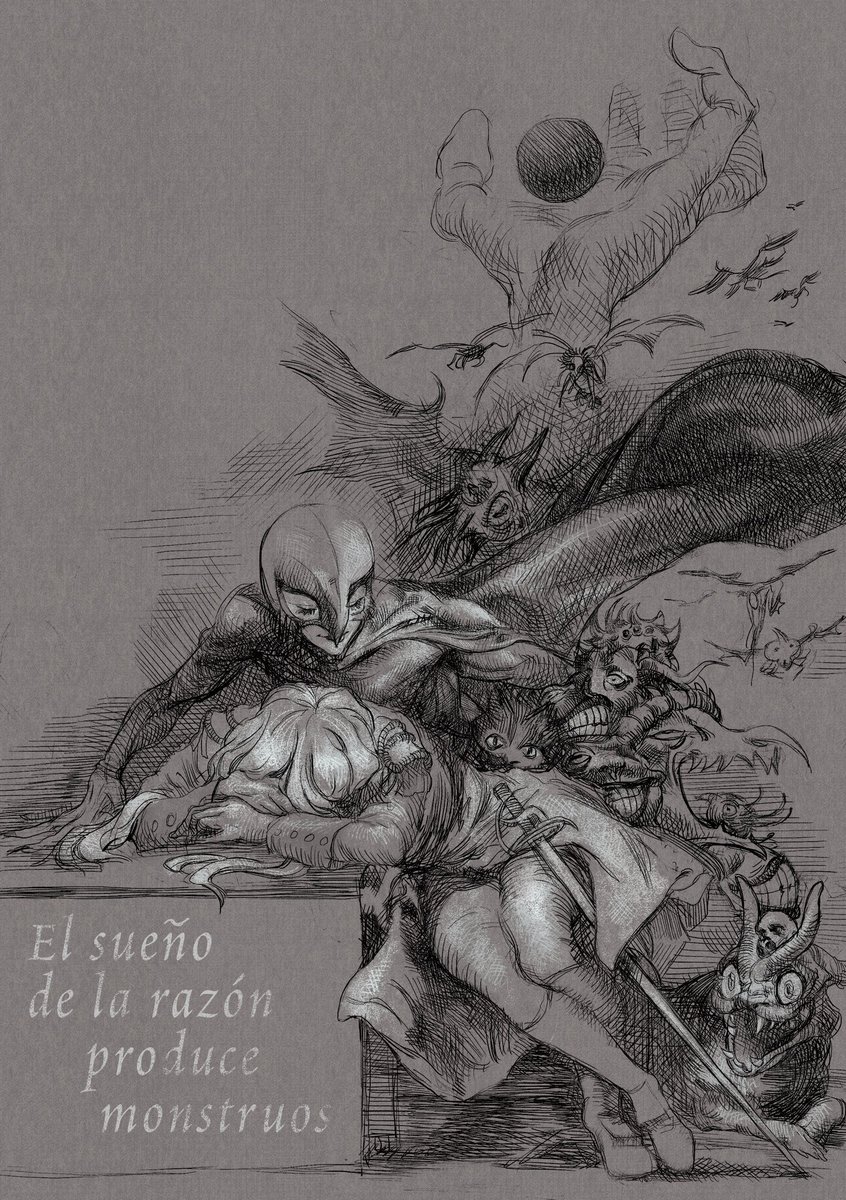 RT @weabooii: The Sleep of Reason Produces Monsters by Goya | featuring Griffith + Femto https://t.co/BbmxM61AVA