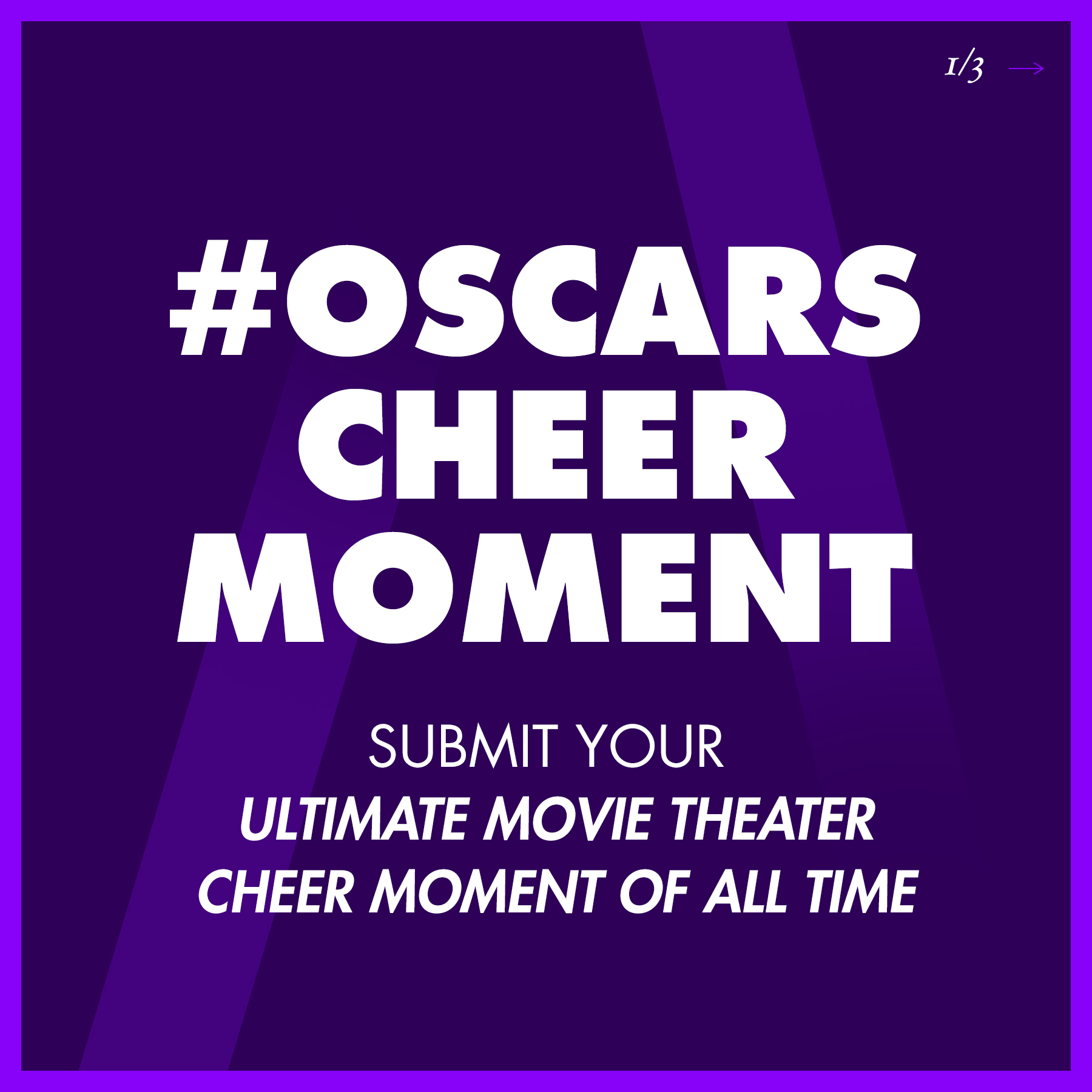 The Academy on Twitter "How to vote for Oscars Cheer Moment (Phase 1
