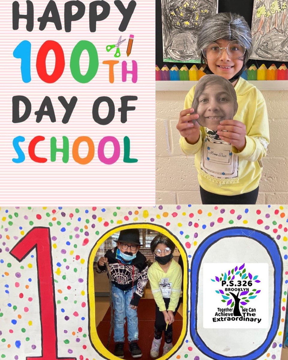 KPs326's tweet photo. Happy 100th Day Of School! #ps326 #100daysofschool @District22BKNY @NYCSchools https://t.co/i5fM5ueQqV