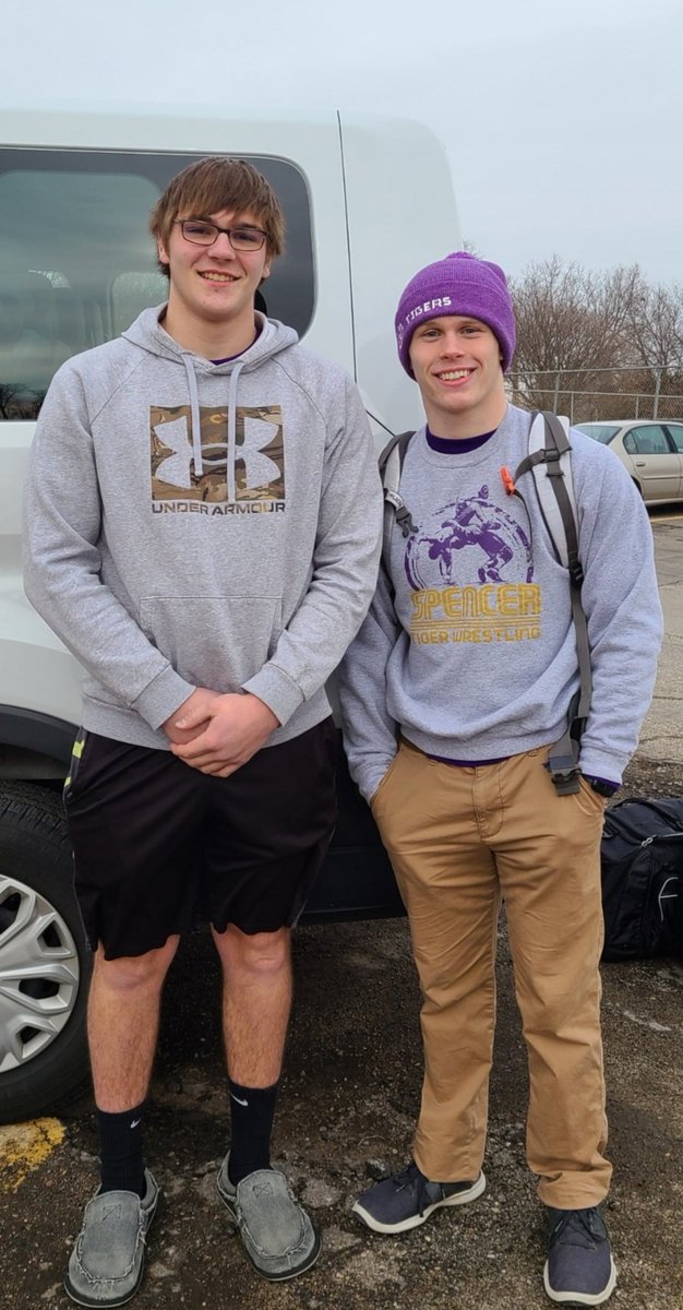 shstigerwrestle's tweet photo. That's a wrap for day 1. Both Logan and Cole win first round. Huckfelt beat 4th ranked kid and Cole took out 8th ranked kid. ON TO THE QUARTER FINALS!!!! https://t.co/L14yT1EMAc
