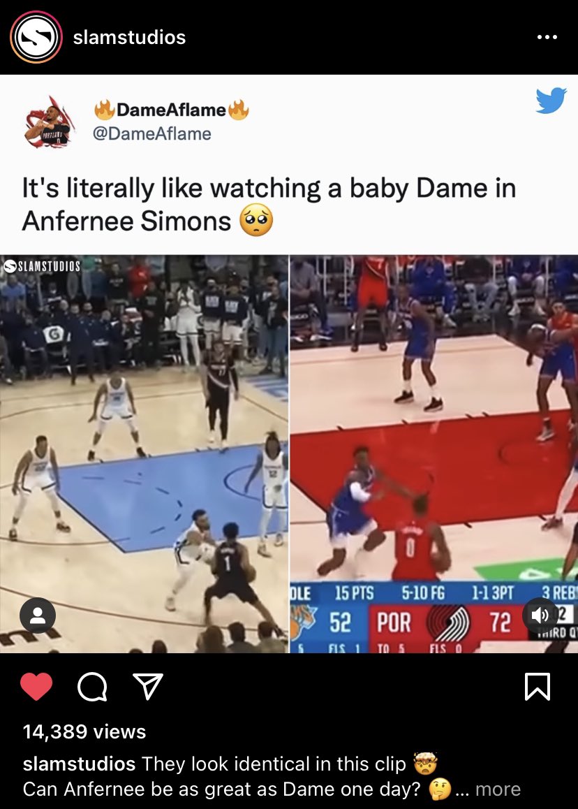 Two goats on my IG feed <a href="/SLAMSTUDIOS/">Slam</a> <a href="/DameAflame/">DameAflame 🤟🏽</a>