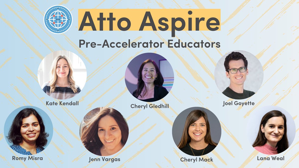 attovc's tweet photo. Meet our Atto Aspire Pre-Accelerator educators! 💡 

We'll be providing #startup education, support &amp; community to take #femalefounders from idea-stage to validating with customers &amp; building a lean MVP. 🌱

Applications close Feb 20! ⏰

Find out more:
https://t.co/CZ2tKPiVWR https://t.co/ofClBG1PwX