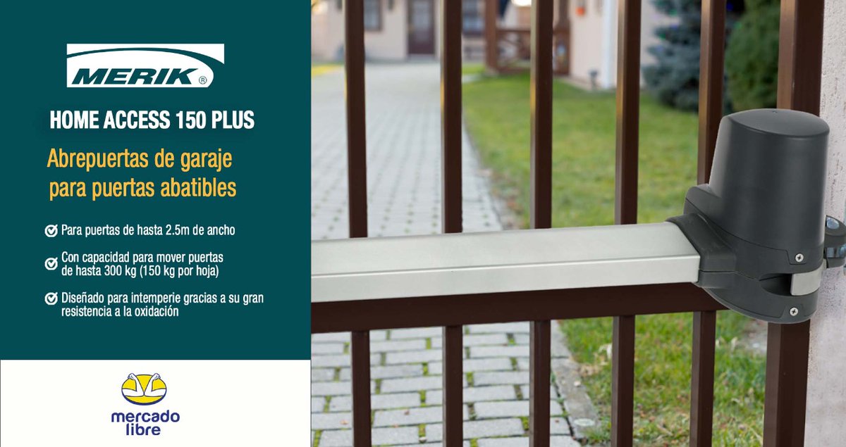Meriksadecv's tweet photo. La calidad y comodidad llegarán en automático con el Home Acces 150 plus, el automatismo abatible para tu hogar ¡que seguro estas buscando! Adquiérelo en nuestra tienda oficial en Mercado Libre
#MERIK #MercadoLibre #MercadoPago
https://t.co/656UWem57Z... https://t.co/KvuXZOzi4V